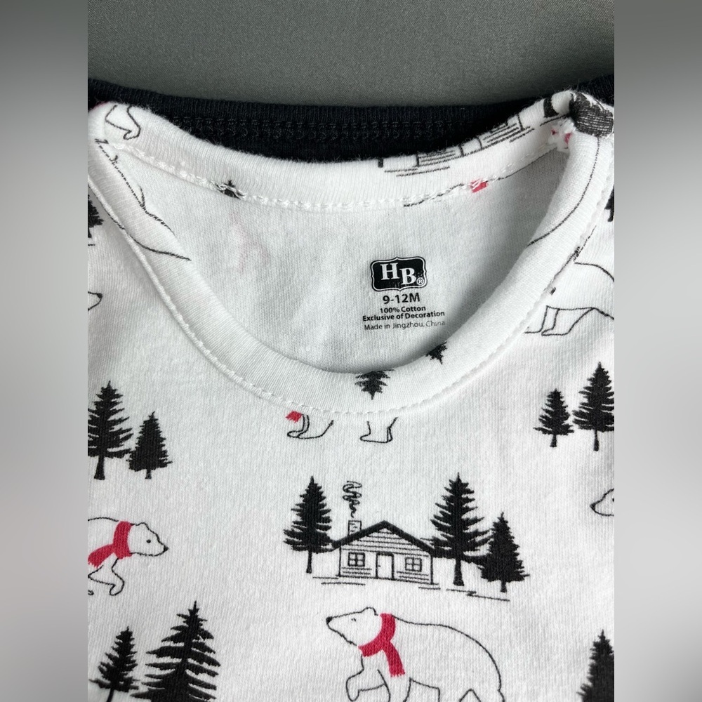 Hudson Baby 9-12 month Cotton Dress and Cardigan Sweater - Picture 3 of 10